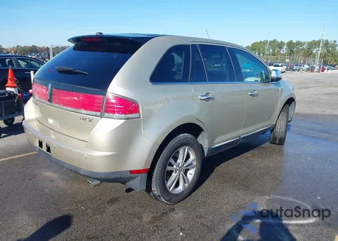 2010 Lincoln Mkx z USA, uszkodzony, nr VIN 2LMDJ6JC4ABJ17574